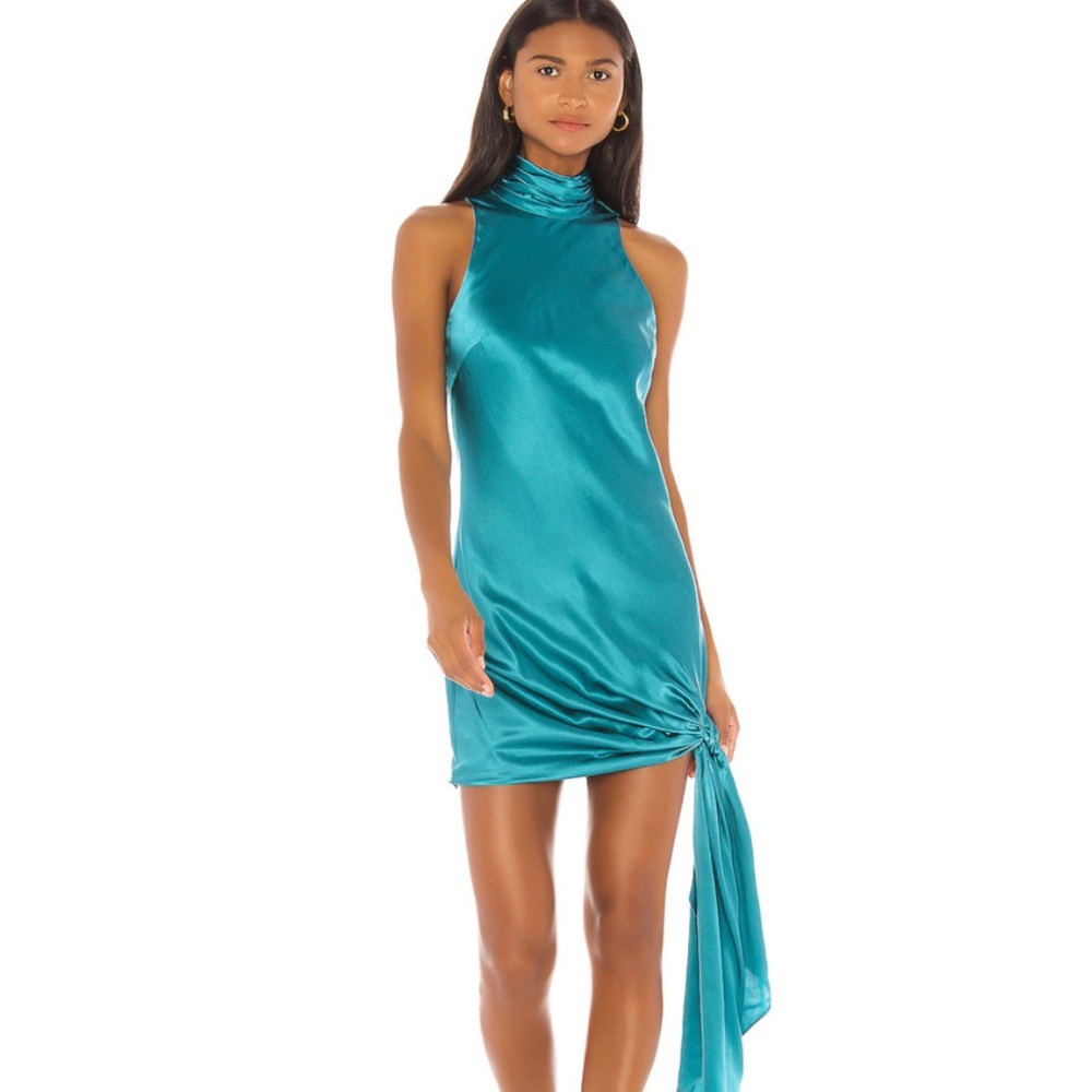 Cinq a Sept Denise Dress - Silk - Pacific Blue - Size 2 - NWT